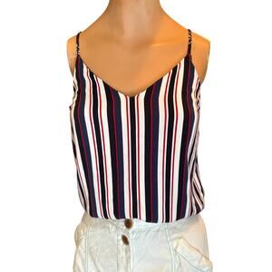 Liverpool Los Angeles, Tank, Size XS, Red, White, Blue, Preppy